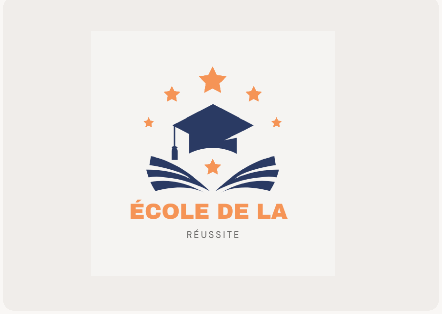 Mockup de l'École de la Réussite